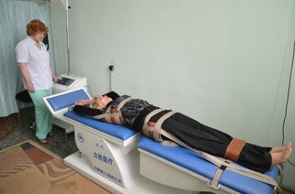 trakce páteře pro hrudní osteochondrózu